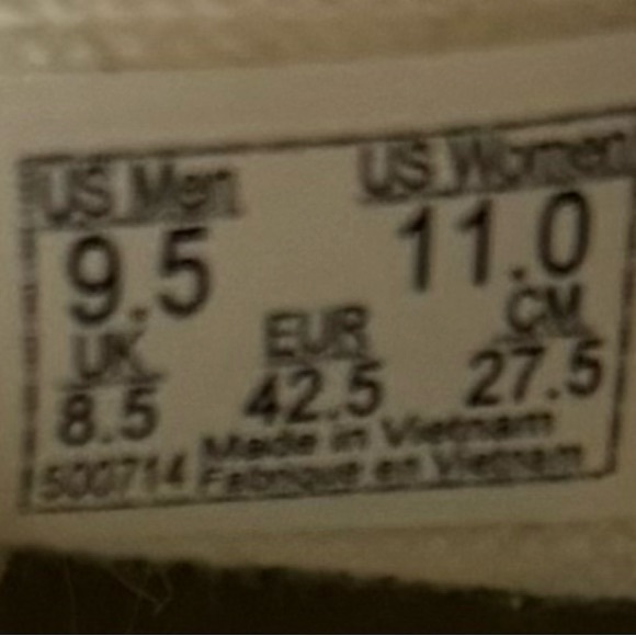 Vans Checkerboard Slip-On Sneakers - Black & White Men's 9.5 Women's 11 - Picture 6 of 6